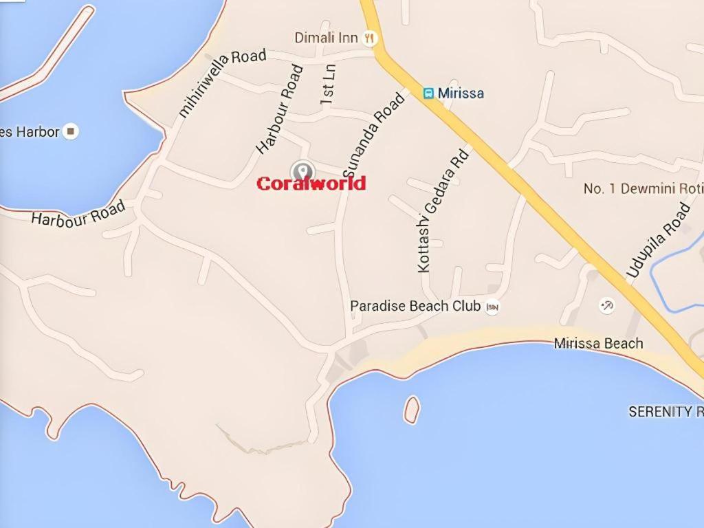 Coralworld Hotel Mirissa Exterior foto